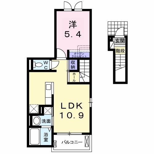 アンブラッセ　IIの間取り