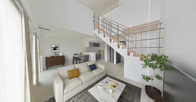 居室・リビング　リビング家具配置イメージです