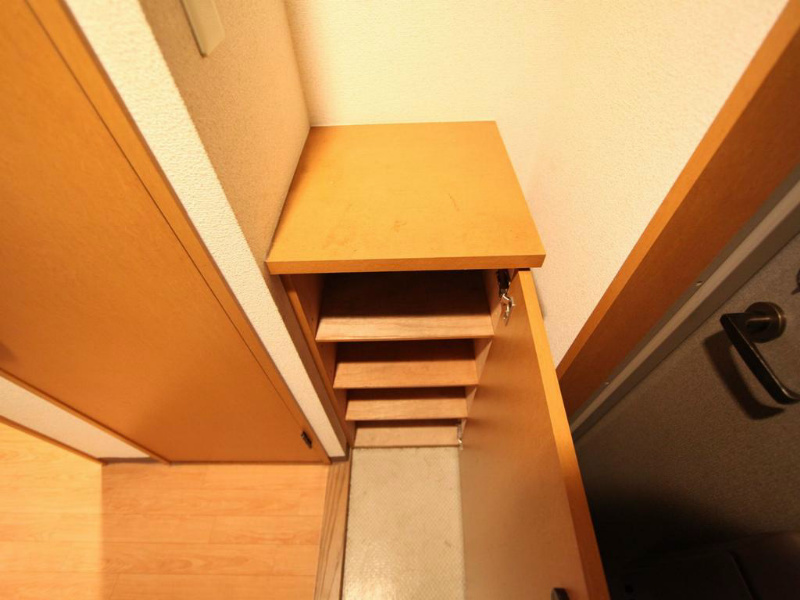 玄関　玄関　シューズボックス　収納充実してます