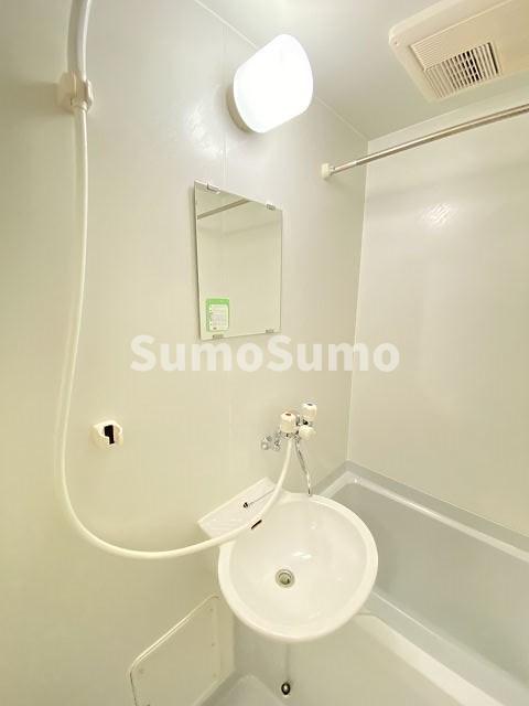 洗面設備　広い洗面スペース