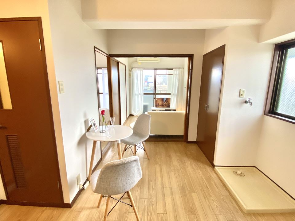 その他部屋・スペース　室内洗濯機置き場は灰が降っても安心です