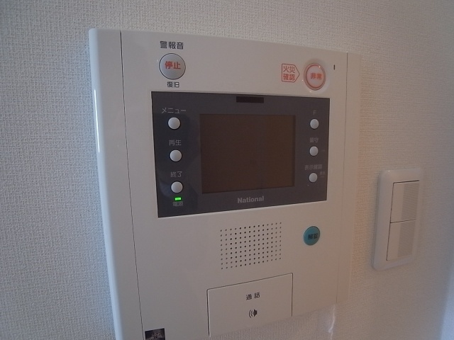 セキュリティ　来客の方が見えて安心、ＴＶモニターホン。