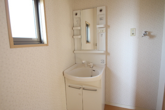 洗面設備　他号室のお写真です