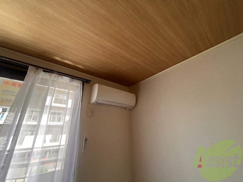 その他設備　エアコンも設置されております。毎日の暮らしが快適になりますね