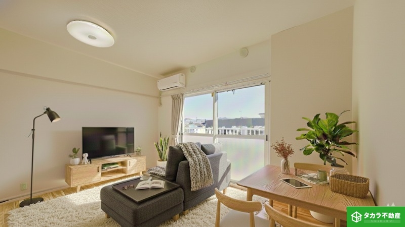 居室・リビング　写真はＣ３０４号