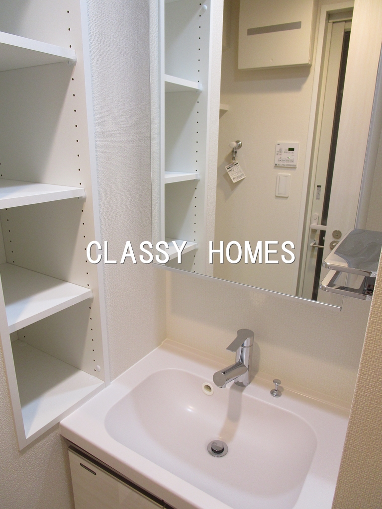 洗面設備　2022年竣工　クレイシアアイズ三田：洗面台