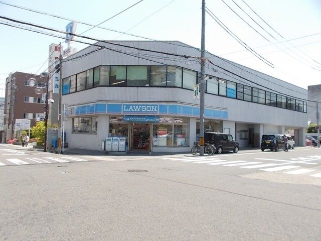 コンビニ　ローソン 大津栄町店（コンビニ）まで600m