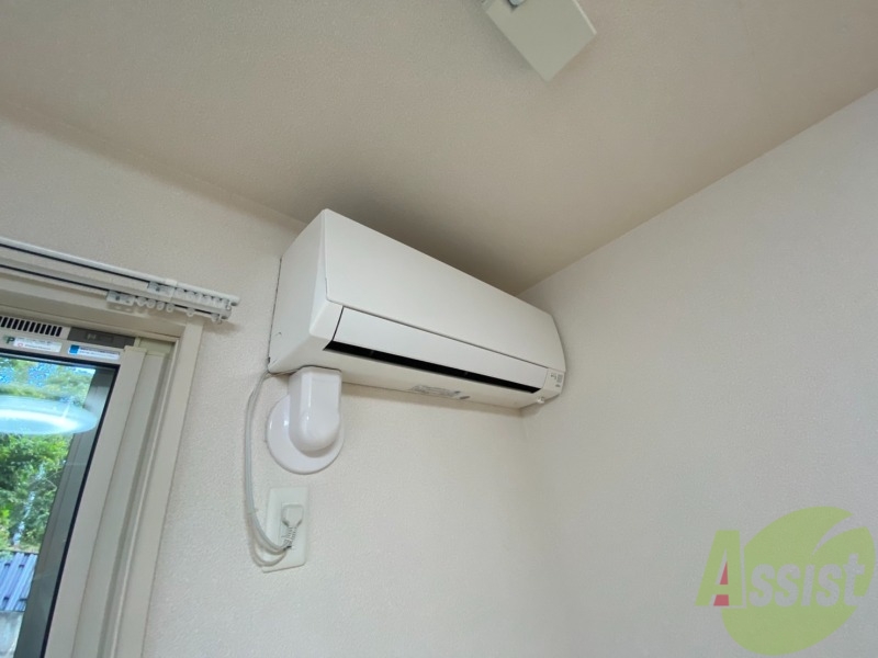 その他設備　エアコンがあれば暑い日が続いても快適に過ごせますね。