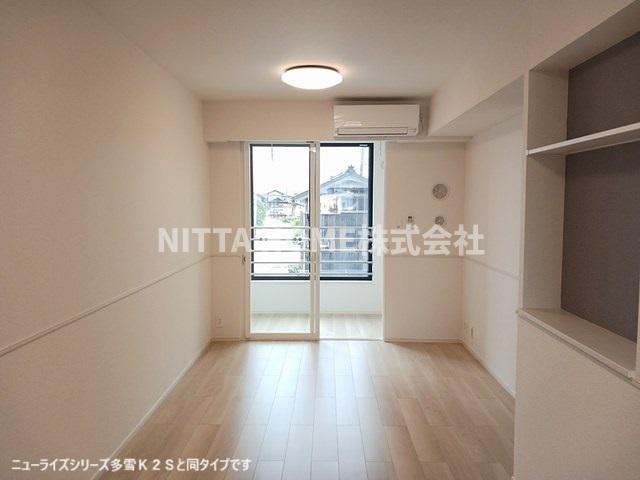 居室・リビング　【完成イメージ】１２．５帖のリビングルーム◎