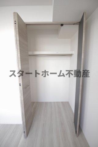 収納　たっぷりとした収納スペースです