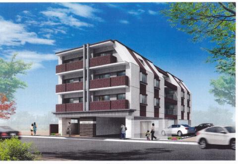 建物外観　外観パース写真