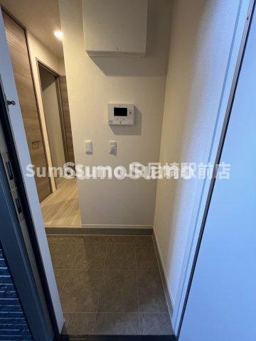 玄関　収納もある玄関です