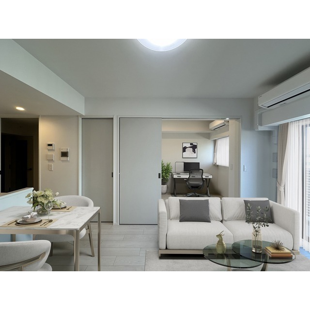 居室・リビング　家具・調度品等はＣＧ加工です。実際の賃貸住居には含まれません