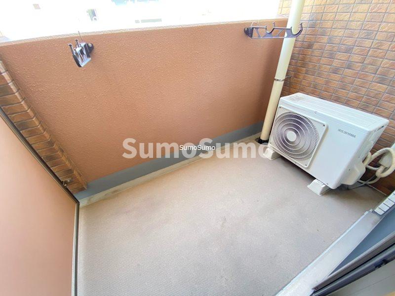 バルコニー　落ち着いた時間を過ごせるバルコニーです