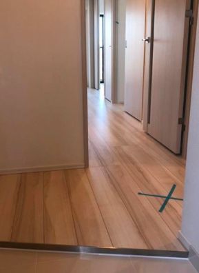 玄関　収納もある玄関です