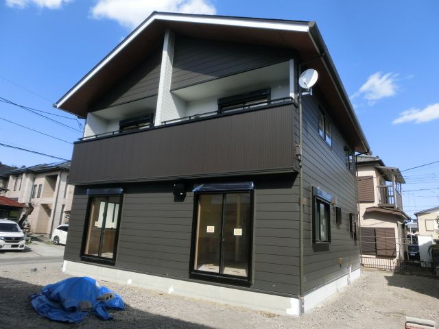 建物外観　大網駅徒歩圏内の完成前の新築です♪