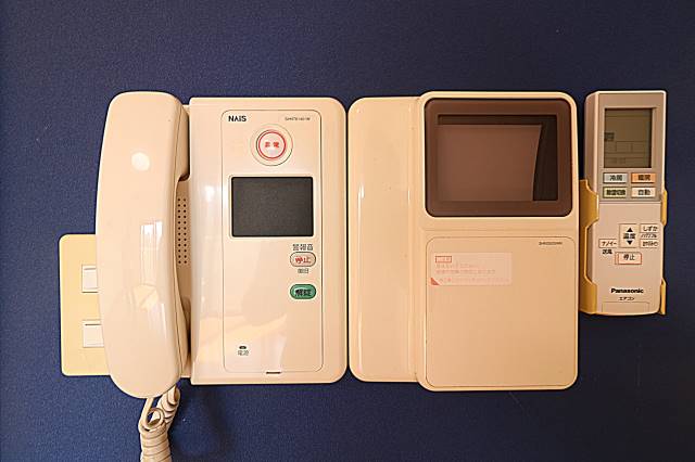セキュリティ　来客時はこちらで対応ができます。