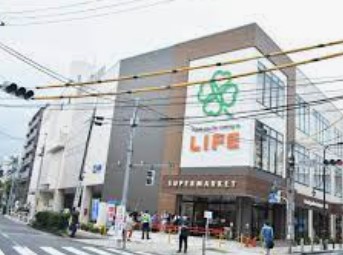 スーパー　ライフ 梅島駅前店（スーパー）まで448m