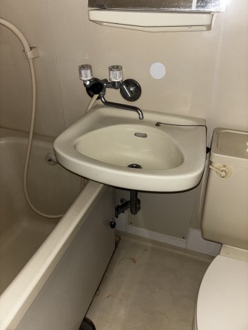 バス・シャワールーム　コンパクトなユニットバスです。