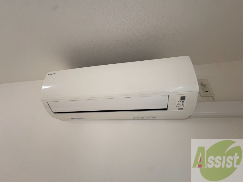 その他設備　エアコンが設置してありますので、寒暖対策もばっちり。