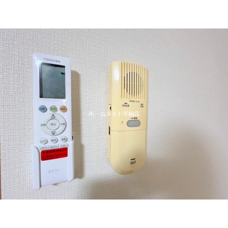 セキュリティ　モニター付きインターホンで安心です♪