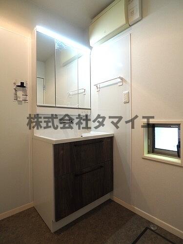 洗面設備　洗面台新規交換