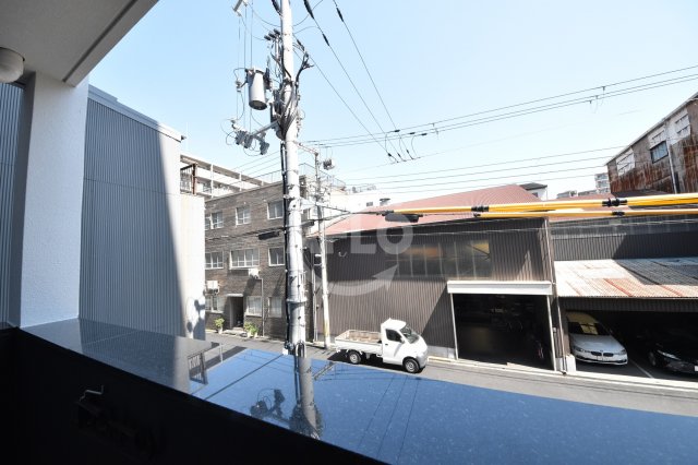 眺望　グランカリテ九条南　2階からの眺望