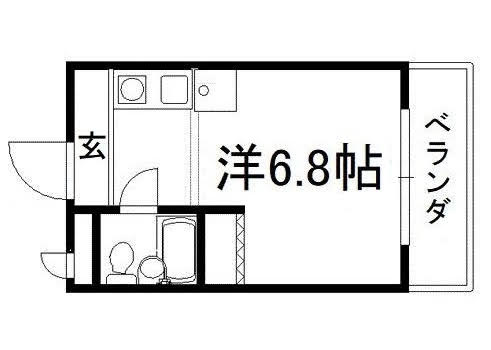 メゾン市川弐番館の間取り写真
