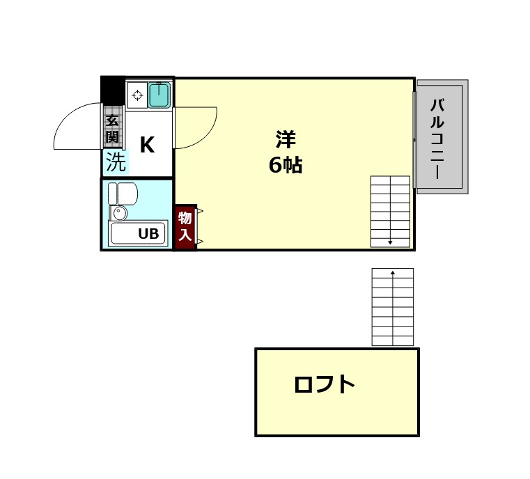 シティパレス学園前P-7の間取り写真