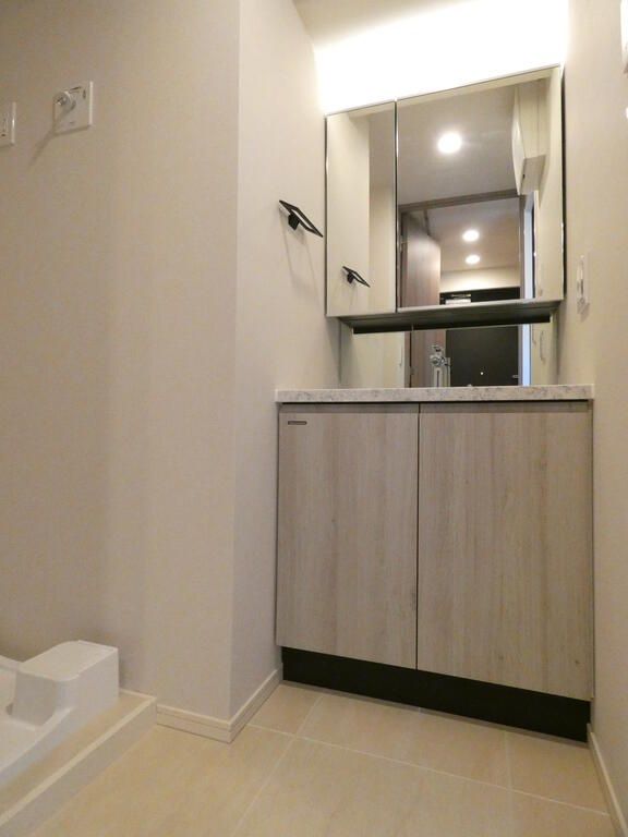 洗面設備　写真は同タイプ住居です