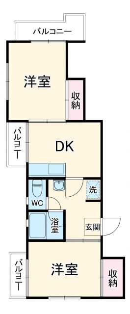 橋本マンションの間取り写真