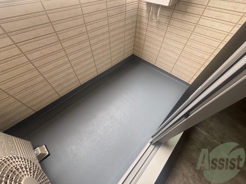 バルコニー　バルコニーが付いているので晴れた日は洗濯物が沢山干せますね。
