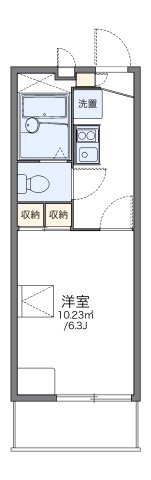 レオパレスヴァーグ浪芳庵の間取り写真