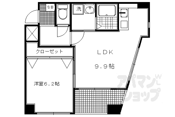 パセオアグラシオン今出川の間取り写真