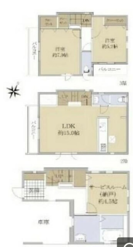 港南台1丁目戸建ての間取り写真