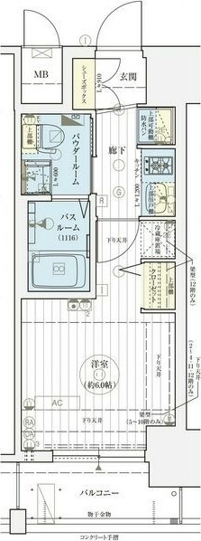 エステムコート新大阪XIリンクスの間取り写真