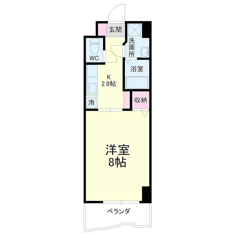 アップル第7マンションの間取り写真