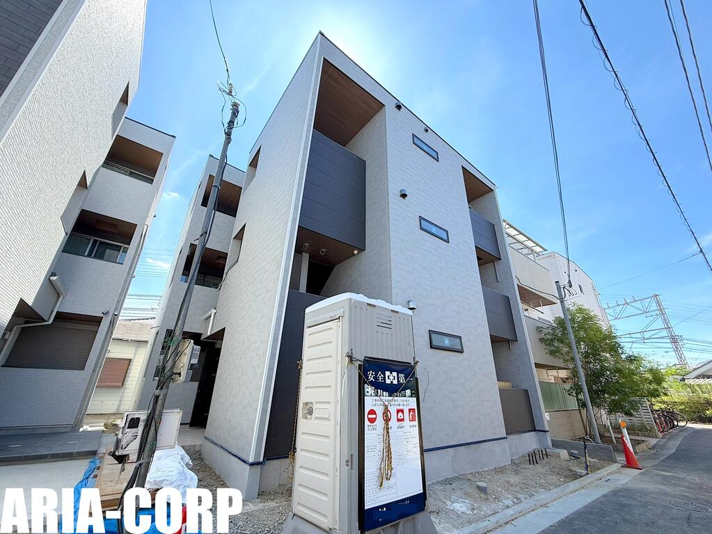 建物外観　2026年完成、大手ハウスメーカー施工デザイナーズアパート！