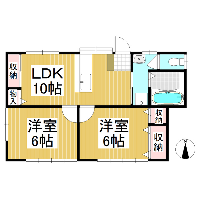 田中貸屋の間取り写真