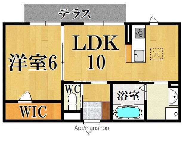 近鉄橿原線 九条駅 徒歩6分 2階建 築12年の間取り写真