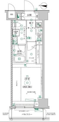 レアライズ清澄白河の間取り写真