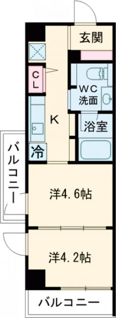 le Sud αの間取り写真