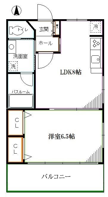 西武新宿線 下井草駅 徒歩2分 4階建 築55年の間取り写真