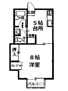 メイプルタウン川口Ｃ棟の間取り