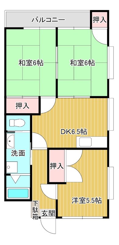 松本ビルの間取り