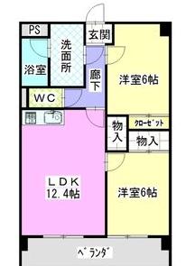 名古屋市緑区熊の前のマンションの間取り