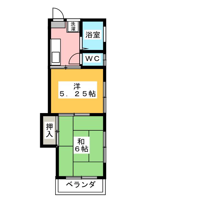 コーポ川島の間取り