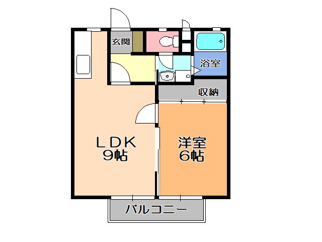 前の山ハイツの間取り