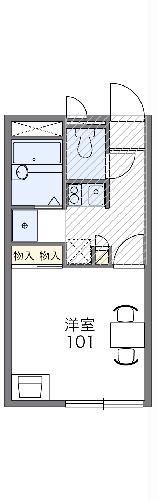 レオパレス阿弥陀の間取り