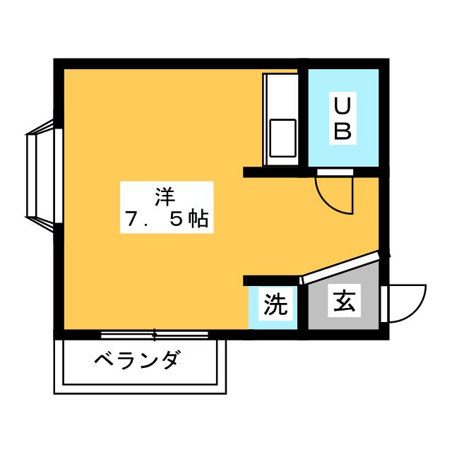 コーポラスマウンテンの間取り